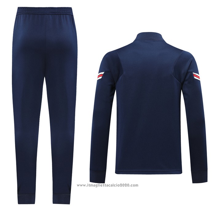 Tuta da Track Giacca Paris Saint-Germain Jordan 2020 2021 Blu